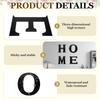 3D Mirror Acrylic Wall Sticker Letters Wall Sticker Decals Self-Adhesive Wall Home Sign Art Sticker for Wall DIY Home Decoration