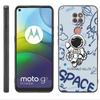 Hülle für Motorola G30 G60 G9 Play One Fusion Plus Edge 20 G8 Power Lite G22 G50 G200 G51 G71 Telefonabdeckung Space Cool Astronaut