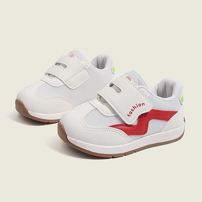 Baby Walking Shoes with Magic Tape, Soft Sole, Breathable Mesh for Spring and Autumn, Non-Slip Unisex Sneakers for Toddlers
