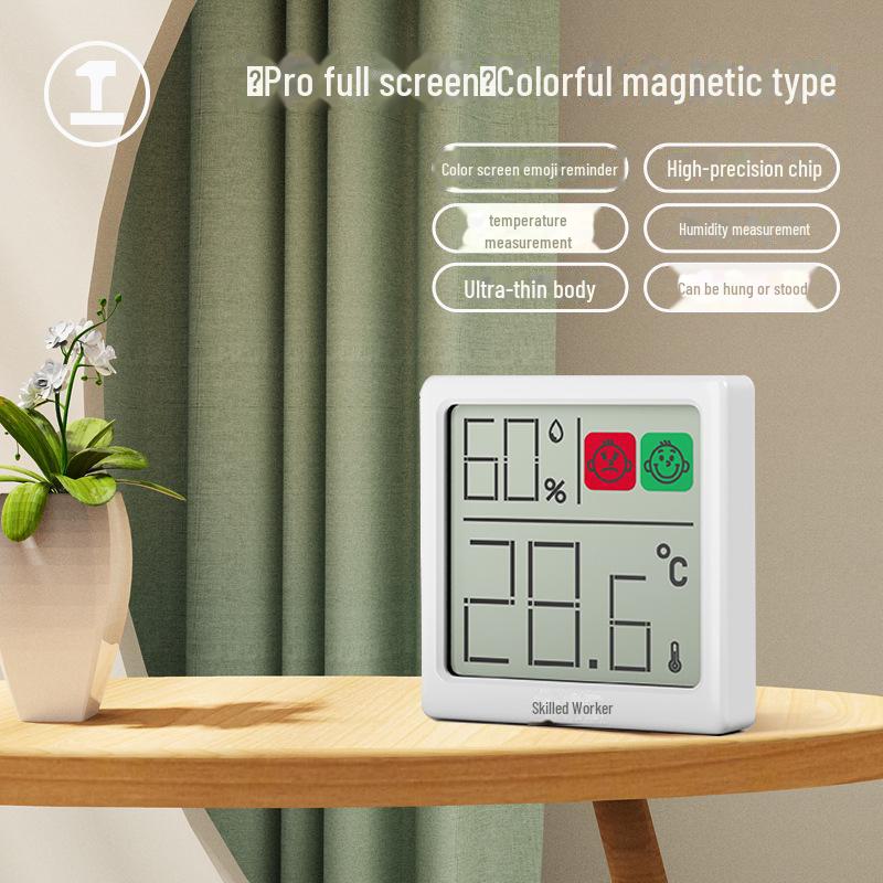 

Мини-термометр и гигрометр для помещений Green Forest – точный дисплей температуры и влажности для детской комнаты и холодильника Pro full version