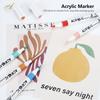 12-120 Acrylic Marker, Brush Acrylic Paint Pens for Art Supplies Fabric Paint Stone Glass Ceramic Wood Rock Christmas Card