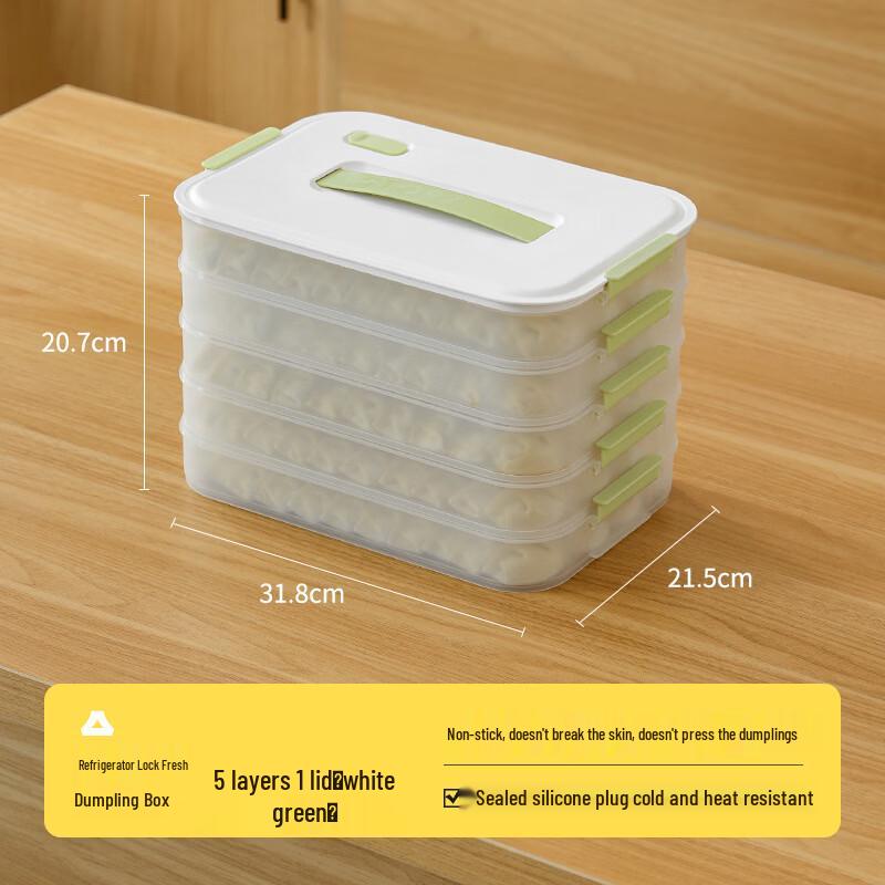 Multi-Layer Dumpling Storage Container