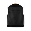 Hot-selling imitation lamb wool vest jacket hem adjustable belt women's thick vest autumn and winter coat