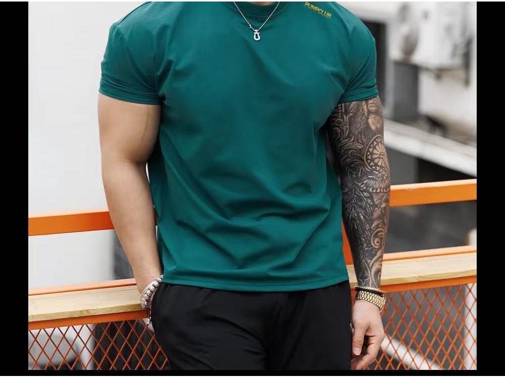 Camiseta Deportiva Transpirable de Secado Rápido para Hombre para Correr y Fitness en Verano