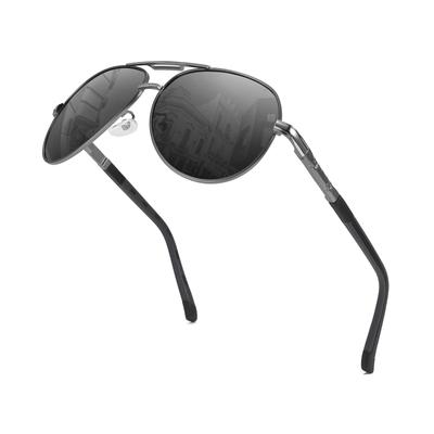 Polarisiert Klassisch Metall UV Für B1052 [FEISEDY] Herren Sonnenbrille, Groß, Tränenform, Design, Rahmen, Damen, UV400, Schutz, Fahren,