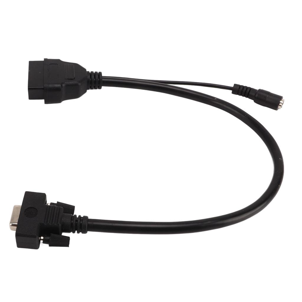 OBD Adapter Cable 16pin Male 15pin Female Plug and Play Diagnostic Connector Replacement for Launch X431