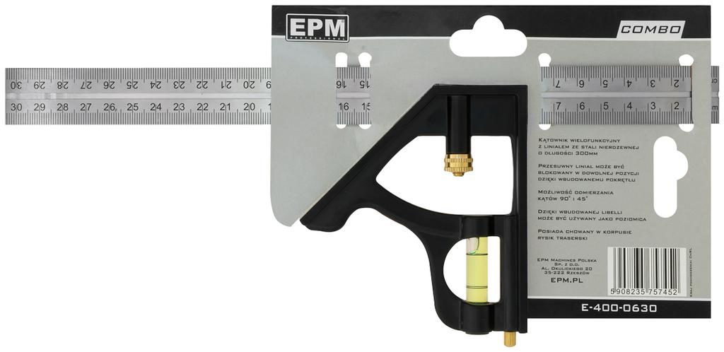 Combo Multifunctional Carpentry Square 300Mm - E-400-0630