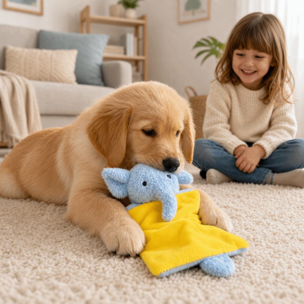 Plush Material Bag Charm Plush Toy Soft Fabric Keychain Plush Toy Cute Dog Chew Toy  For Girls