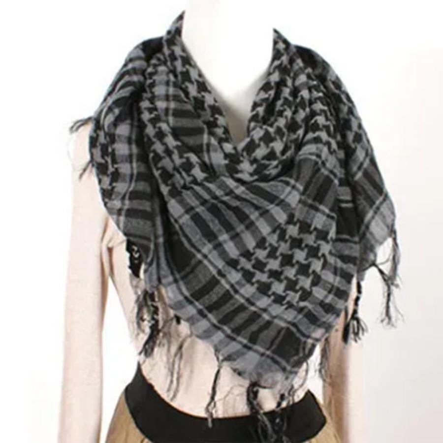 Fashion Military Fashion Lightweight Army Plaid Scarf Unisex Tactical Arab Scarf To Keep Warm