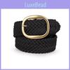Casual Woven Belt For Men And Women With Needle Buckle And Mesh Design For Daily Wear