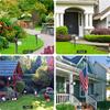 Solar Spot Light IP65 Solar Outdoor Lights 48 LEDS RGB Waterproof Garden Light 2-in-1 Solar Spotlight For Yard lawn