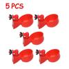 5/10/20/40/50pcs Chicken Duck Drinking Cup Automatic Drinker Chicken Feeder Plastic Poultry Farm Water Drinking Cups
