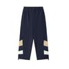 Fila Fusion Casual Loose Straight Leg Color Block Retro Sports Pants Men Bottoms Dark-Abyss-Blue T11M432804FNV