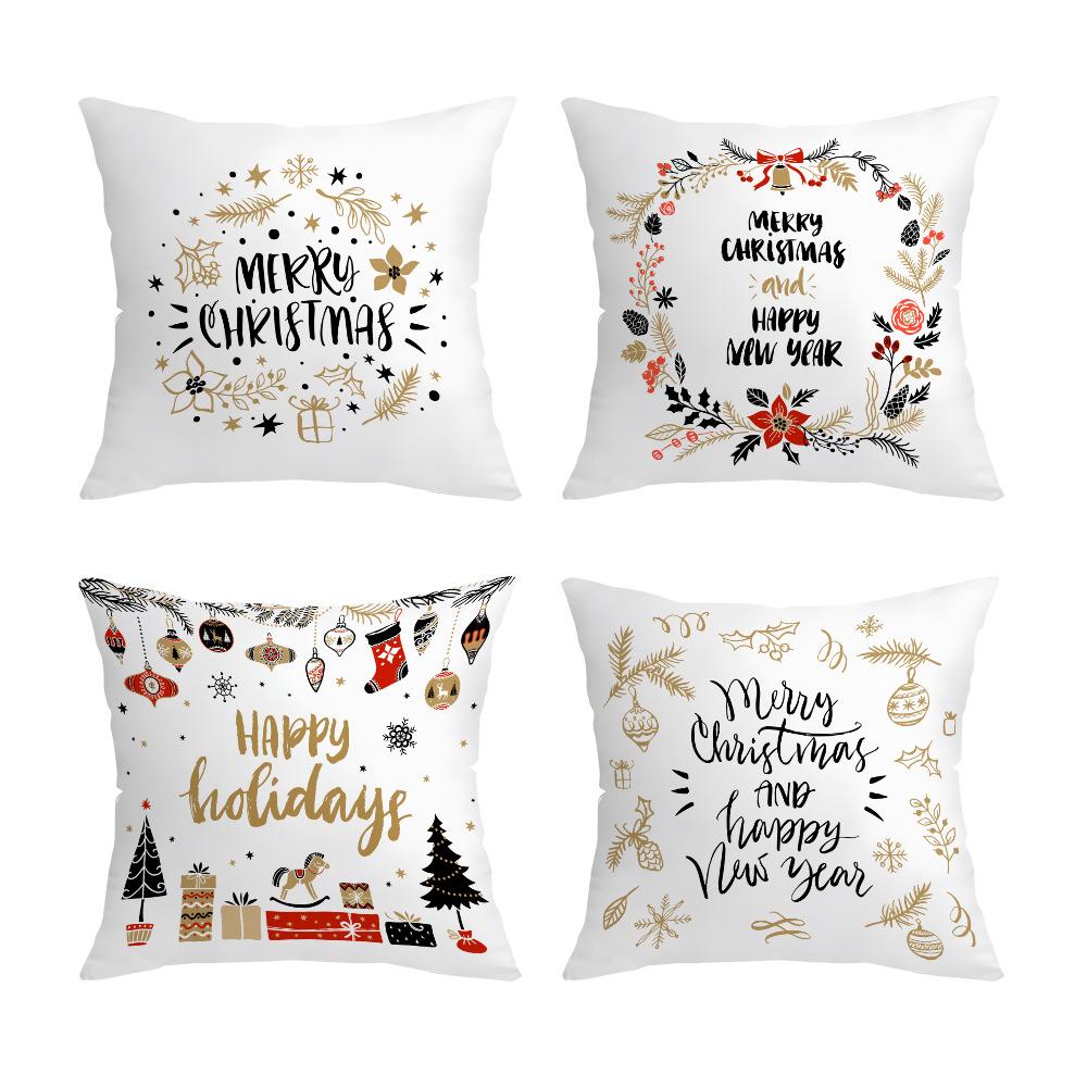 Christmas Sexy Atmosphere Throw Pillow Cover Home Cushion Printed Sofa Decorative Pillow Cover