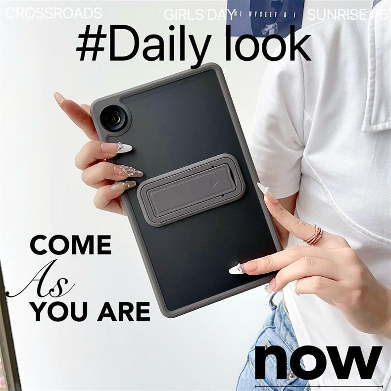 S10FE Samsung A11 Tablet Frosted Stand Case - Full Coverage Anti-Drop Shell