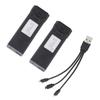 2 Stück 3,7V 1800mAh Lithium-Akku mit Ladekabel für F184 S93 L900 A258 Fernbedienungsdrohne