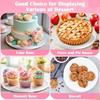 3Pcs White Cake Board Multi Layer Round Cake Drums Base for Wedding Birthday Party Cake Display Decor Christmas DIY Baking Tools