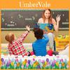 Spring Tulip Flower Party Classroom Decor Paper With Color Printing For Home And Event Use
