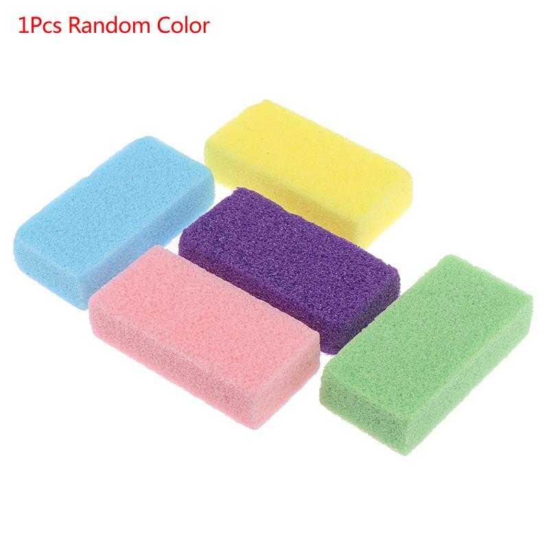 1Pcs Foot Pumice Sponge Callus Exfoliate Stone Skin Remove Pedicure Scrubber
