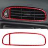 ABS Carbon Fiber Center Air Vent Cover Trim Fit For Chevrolet Corvette C5 98-04