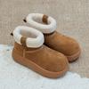 Today's Popular Fluffy Snow Boots Women's Winter Piled Thickened Warm Cotton Shoes Fashionable Versatile Platform Short Boots