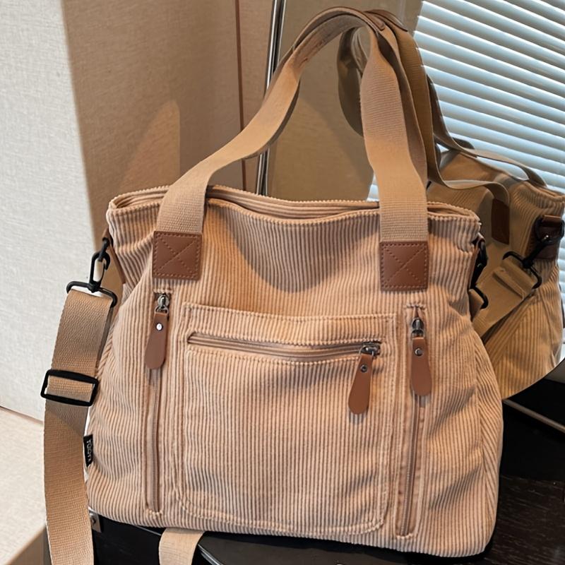 Женская вельветовая винтажная сумка через плечо