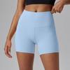 Yoga Shorts For Women High Waist Absorbing Nylon Spandex With Moisture Wicking For Fitness And Running