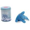 Take Off Plush Toy SEA Can Dolphin Blue
