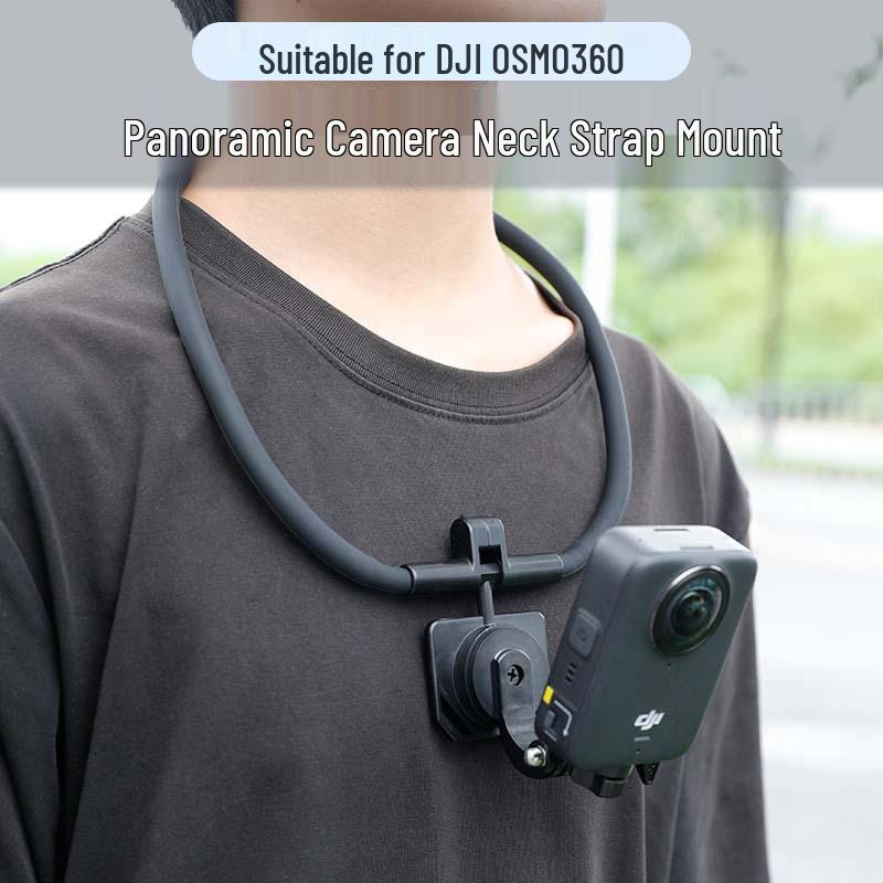 DJI Osmo 360° Panoramakamera Nackengurt-Halterung mit magnetischer Schnellverschlussfunktion für Ego-Perspektive