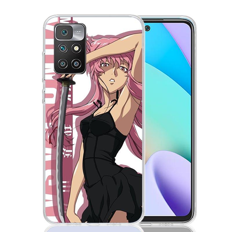 

Mirai Nikki Gasai Yuno Anime Phone Case For Xiaomi Redmi 12C 13C 14C 12 13 10 10A 10C 9 9A 9C 9T 8 8A 7 7A 6 6A K70 K60 K40 K20 Redmi 14C
