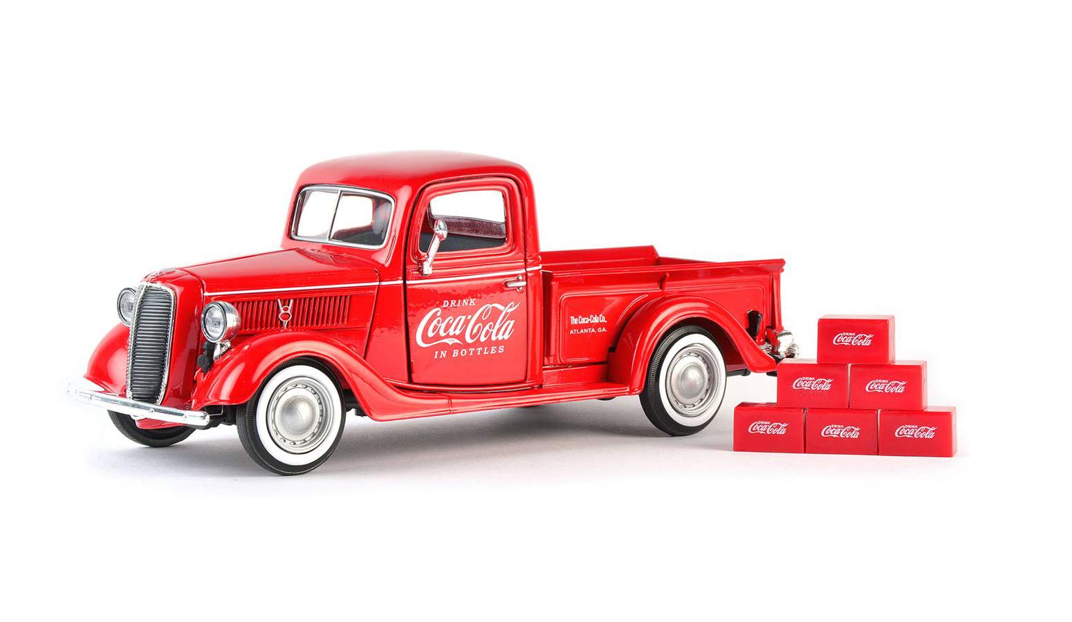 

Coca Cola Series Ford Pickup 1937 Bottle Case 6 Pieces Scale 424065 1/24