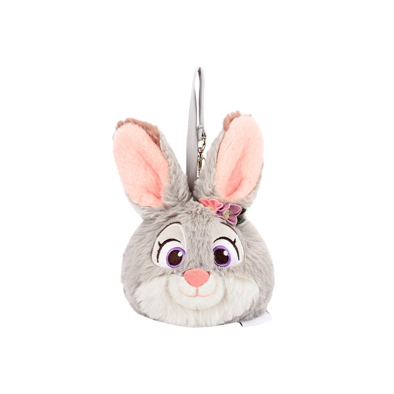 

Disney Zootopia Judy Nick Wallet Headphones Portable Mini Key Bag Cute Cartoon Plush Coin Purse Pendant Decoration A.