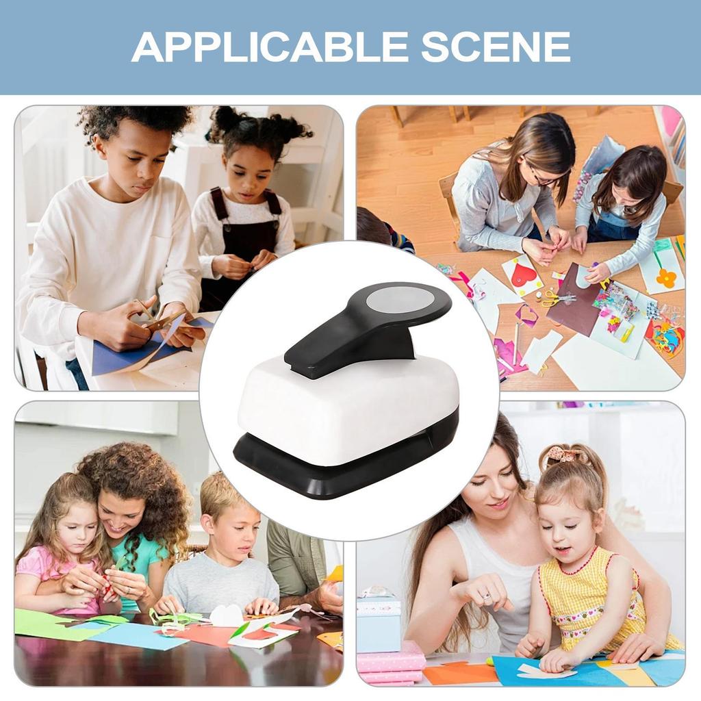 Round Punches For Paper Crafts Hole Cutter Paper Punches for Adult Child Student Kids card making custom scrapbooking Photo