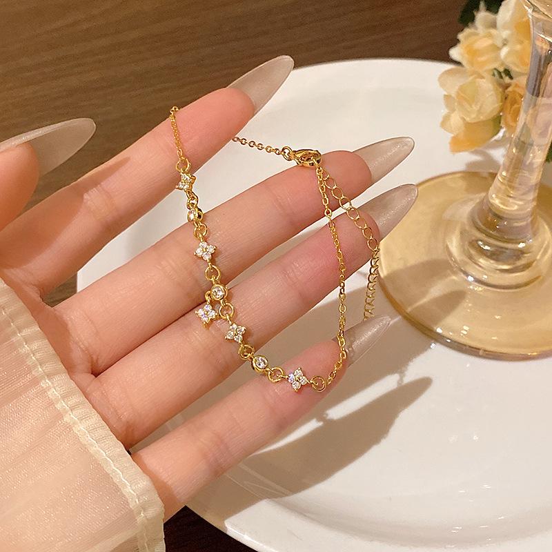 Annual Flash Zirconium Mango Bracelet Women's Light Luxury Niche Exquisite Girlfriend Gift Bracelet Temperament Jewelry