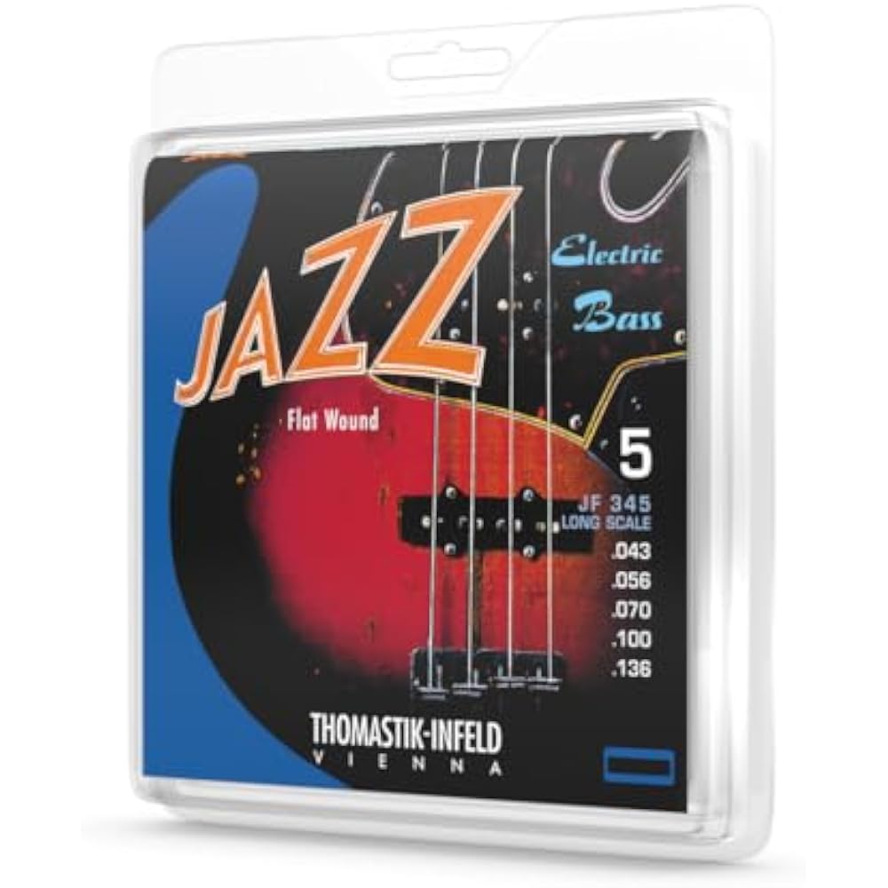 Thomastik-Infeld JF345 [5 Strings FLAT Strings] Jazz Electric Bass Strings Set