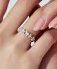 Helene Jewelry 925 Silver Blooming Flower Miss Ring (Type D)
