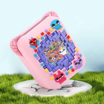 3D Animal Print Silicone Case Protective Case Anti Drop Protective Storage Holder for Bitzee Digital Pet Interactive Virtual