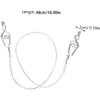 Foil Head Clip Line, Multifunctional Fencing Clip Cord, Steel Foil Cord Wire Clip Fencing Body Wire Fencing Hand Wire