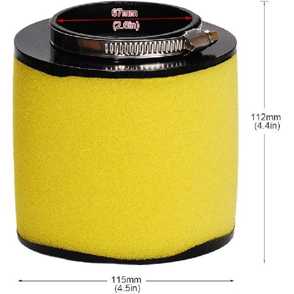 HIFROM ATV Air Filter Element Cleaner Replacement for Honda Replacement Foreman 400 450 TRX400FW TRX450S TRX450ES TRX450FE TRX450FM Replace