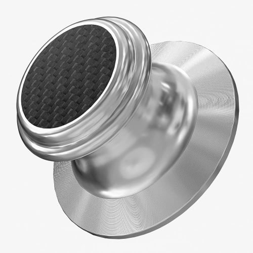 WEWU ROUNDS LP 12-inch Vinyl Record Weight Stabilizer, Carbon Fiber and Aluminum with Soft Protective Pad, Vibration Dampening Disc Turntable Accessor