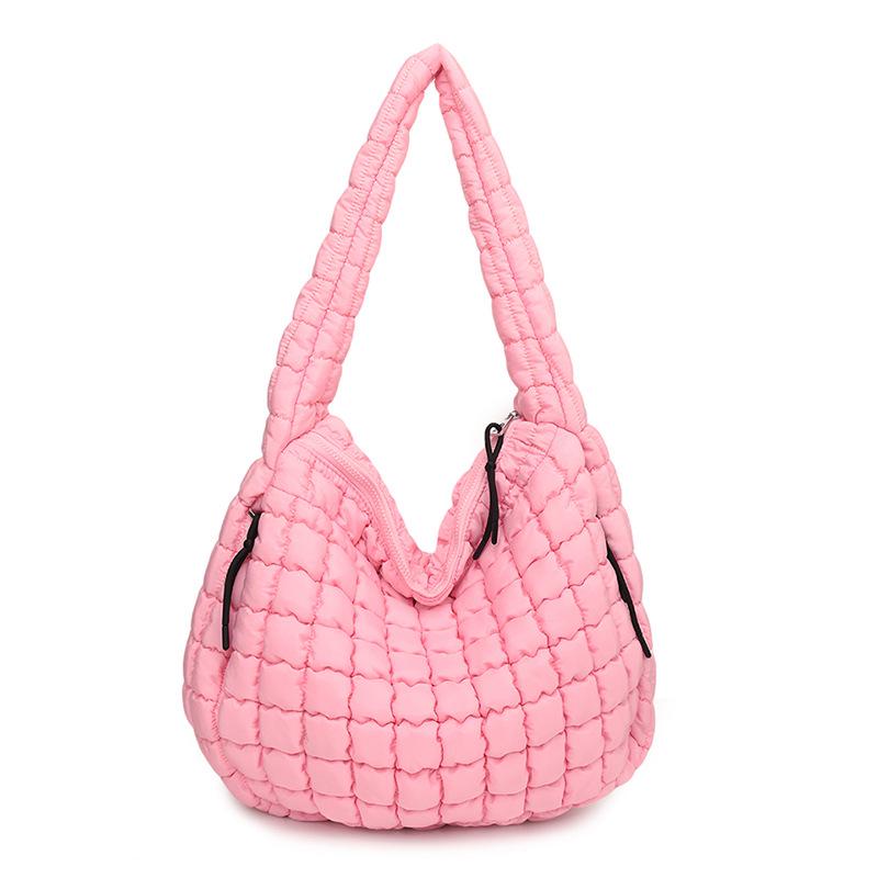 Pleated Cloud Bag 2025: Large Cotton Tote, Korean Style Crossbody & Shoulder Bag