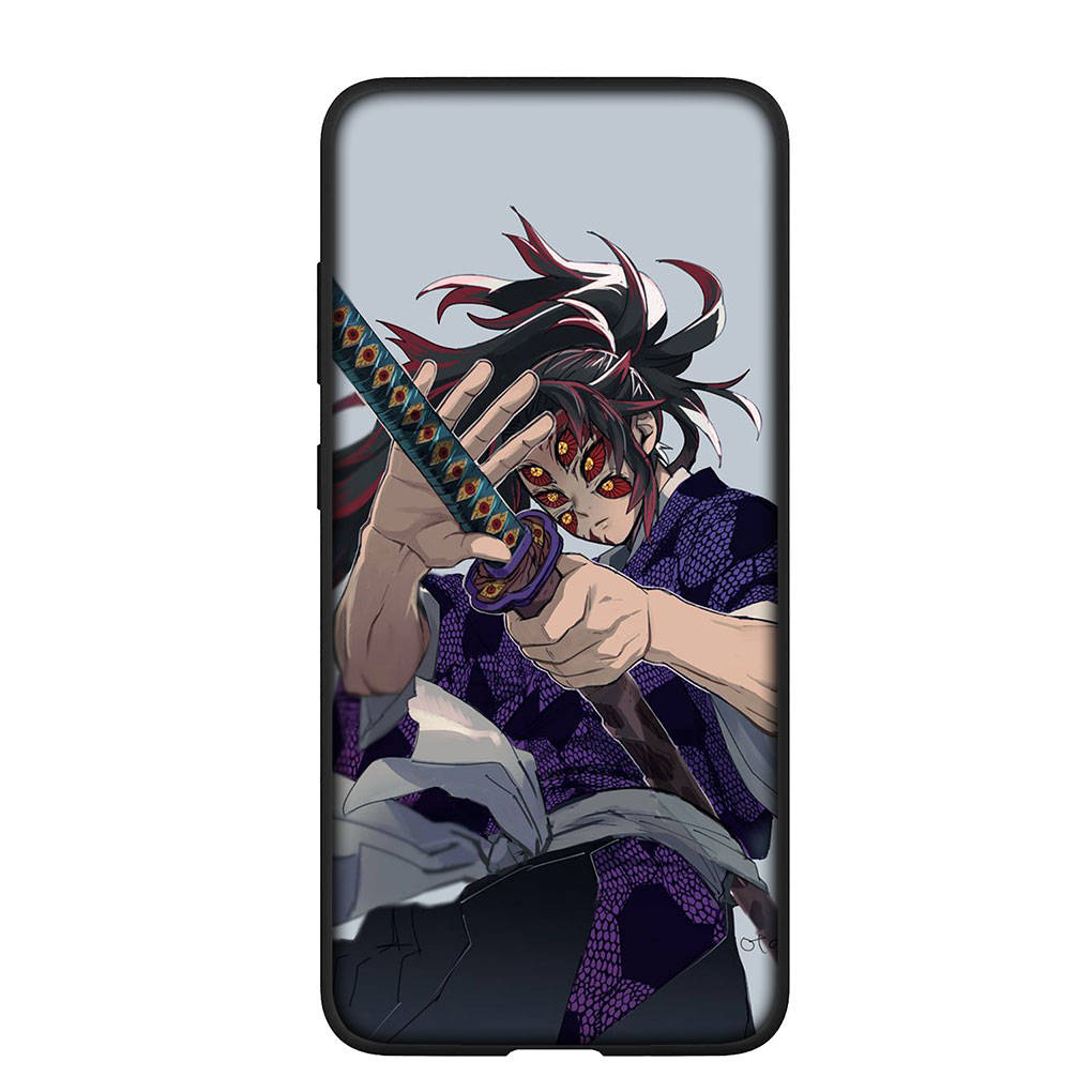 

Чехол для телефона Samsung Galaxy S25 S24 S23 iPhone 16 15 Xiaomi Redmi Note 14 13 12 16E X 11 Pro OPPO Moto Huawei Kokushibo Nezuko Demon Slayer Tanjirou for Samsung Galaxy S25 5G аэро