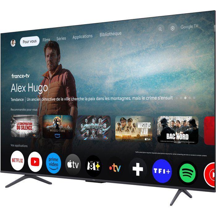 TCL 65P8K - TV QLED 65" (165cm) - 4K UHD 3840x2160 - 144 Hz - Dolby Vision - Google TV - 4xHDMI 2.1 - WiFi