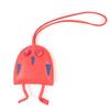 Excellent Bag Charm Owl Red Series Leather Women Used