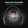 Earmuffs Antinoise Sports Hunting Hearing   Active Earmuffs (Black)