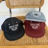 Korean Version of the New Retro Flat-brimmed Baseball Cap Children's American Stitching Hip-hop Hat Letter Embroidery Cap Showing a Small Face