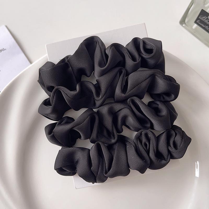 Korean Elegant Retro Intestine Hair Ring for Women - Stylish Bun & Ponytail Hair Accessory