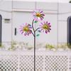 Metal Garden Stakes, Windmill Decorative Garden Stakes, Colorful Metal Flowers, Decorations, Suitable For Indoor And Outdoor Use