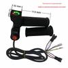 Four-Light Handlebar Throttle with 23 Three-Speed Voltage Display for Electric Bicycles