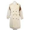 Maison MIHARA YASUHIRO B08CT121 Slide Piece Trench Coat coat 38 IvoryUsed